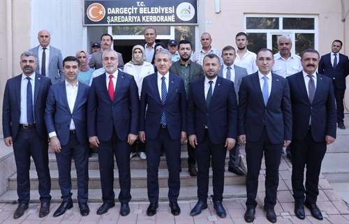 Bakan Işıkhan ve Vali Akkoyun Dargeçit ve Midyat İlçelerimizi  Ziyaret Etti